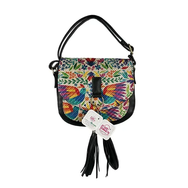 [MAR02LOYUEAN] MARICONERA LOHE TEXTIL (YUTE ESTAMPADO AVES NEGRO).webp