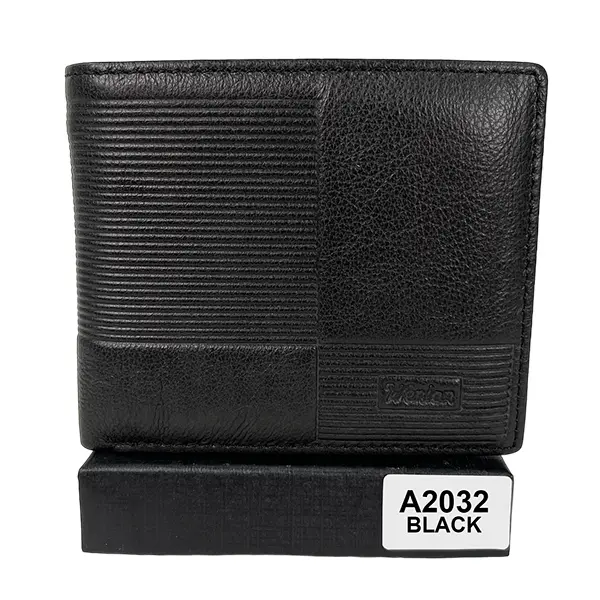 CARTERA PIEL CABALLERO A2032 BLACK