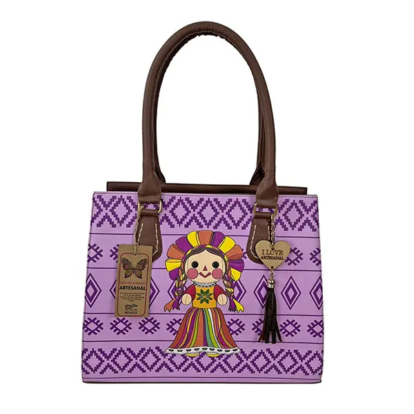 BOLSA VAQUETA MORADO LELE 1