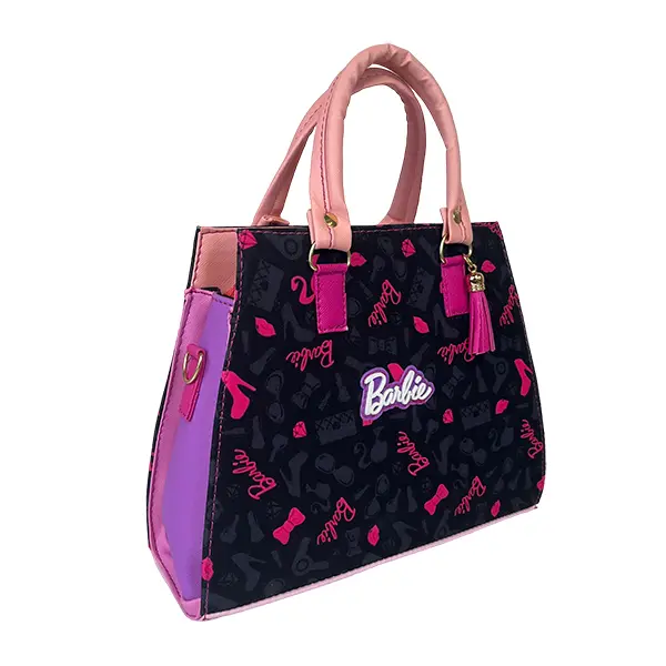 BOLSA YUTE PRADA BARBIE NEGRO/LILA