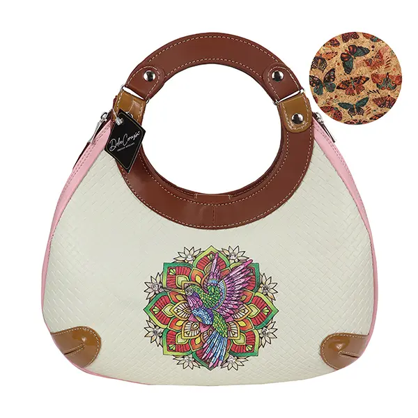 ITALIANA CORCHO SINTETICO COLIBRI M BEIGE/ROSA