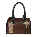 BOLSO VAQUETA ARTESANAL LOLITA FRIDA LASER SHEDRON NEGRO 13