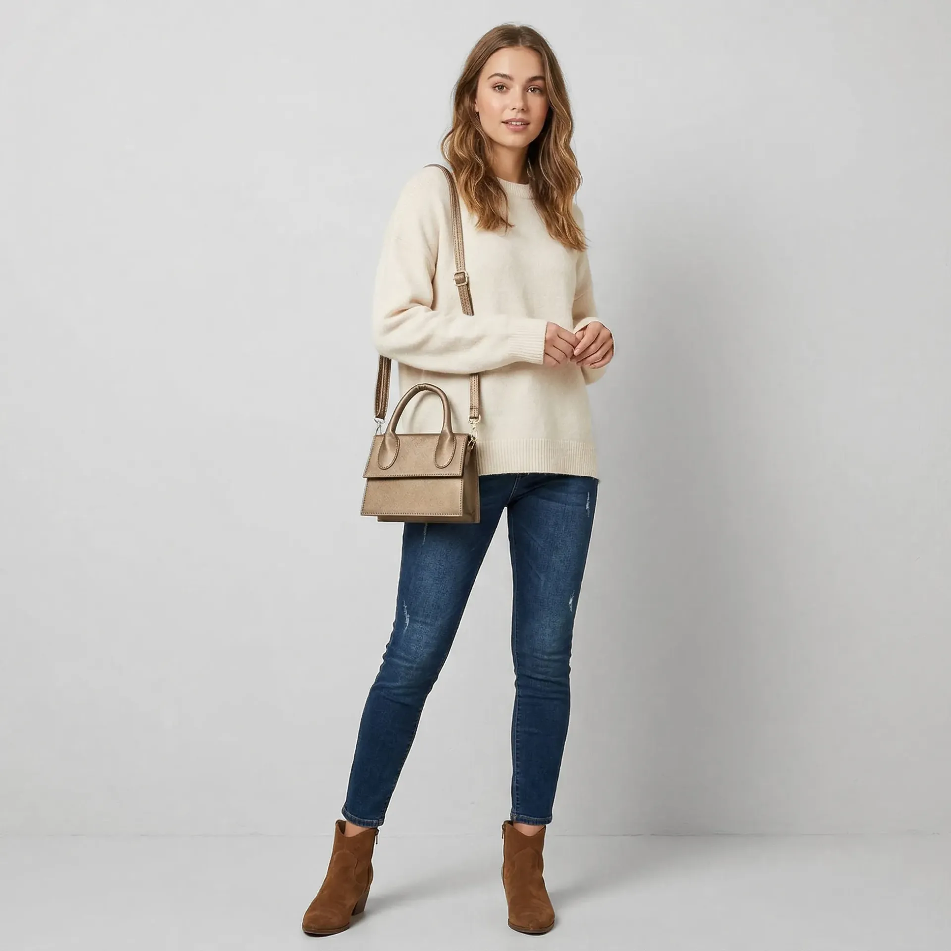 [B01MIBPRLIBRO] MINI BOLSO PRADA LILI BRONCE