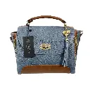 DEMIS PIEZ FLORES AZUL JEANS/SHEDRON