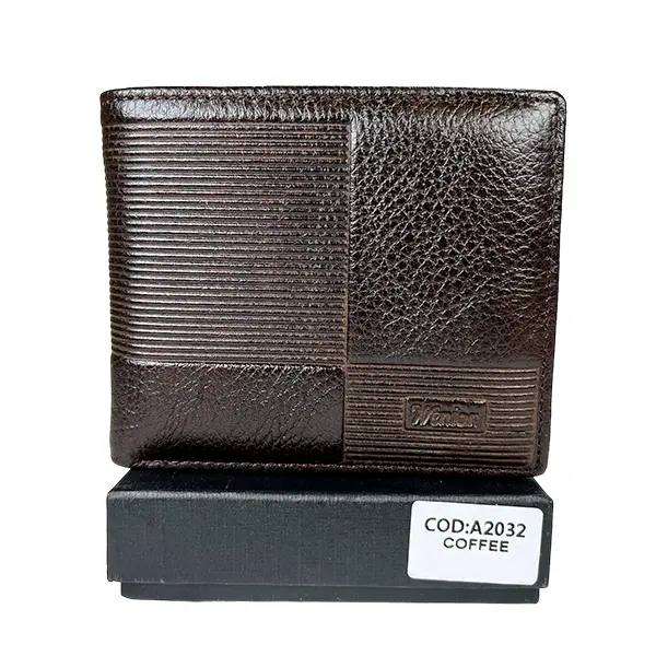 CARTERA PIEL CABALLERO A2032 COFFEE