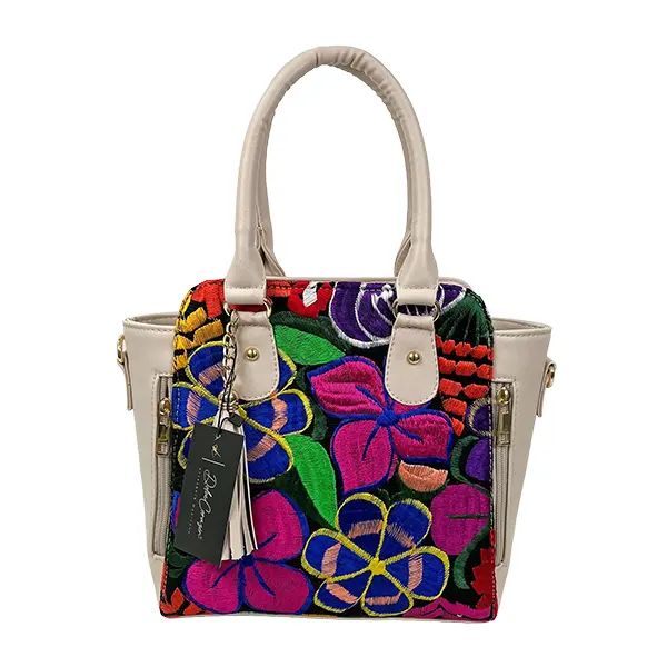 NORMA PIEL/BORDADO LISO LATTE