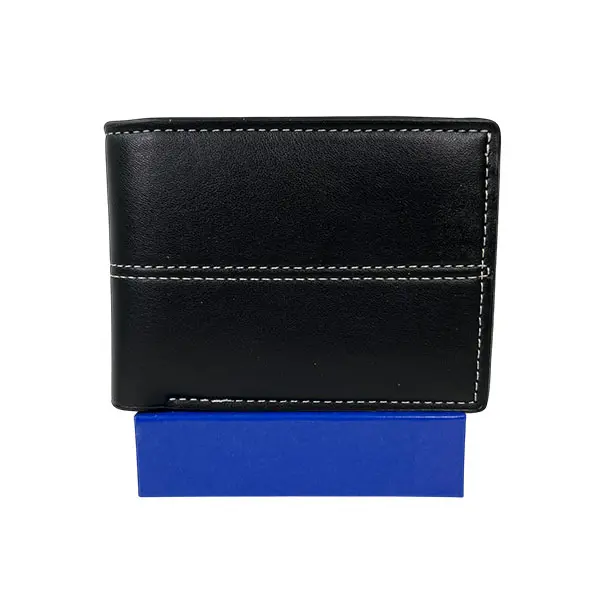 CARTERA CABALLERO MICHEEL NEGRO COSTURAS