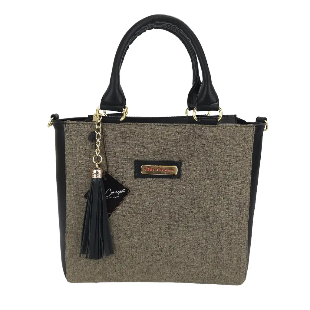 ISA TEXTIL CAPUCHINO JASPE/NEGRO