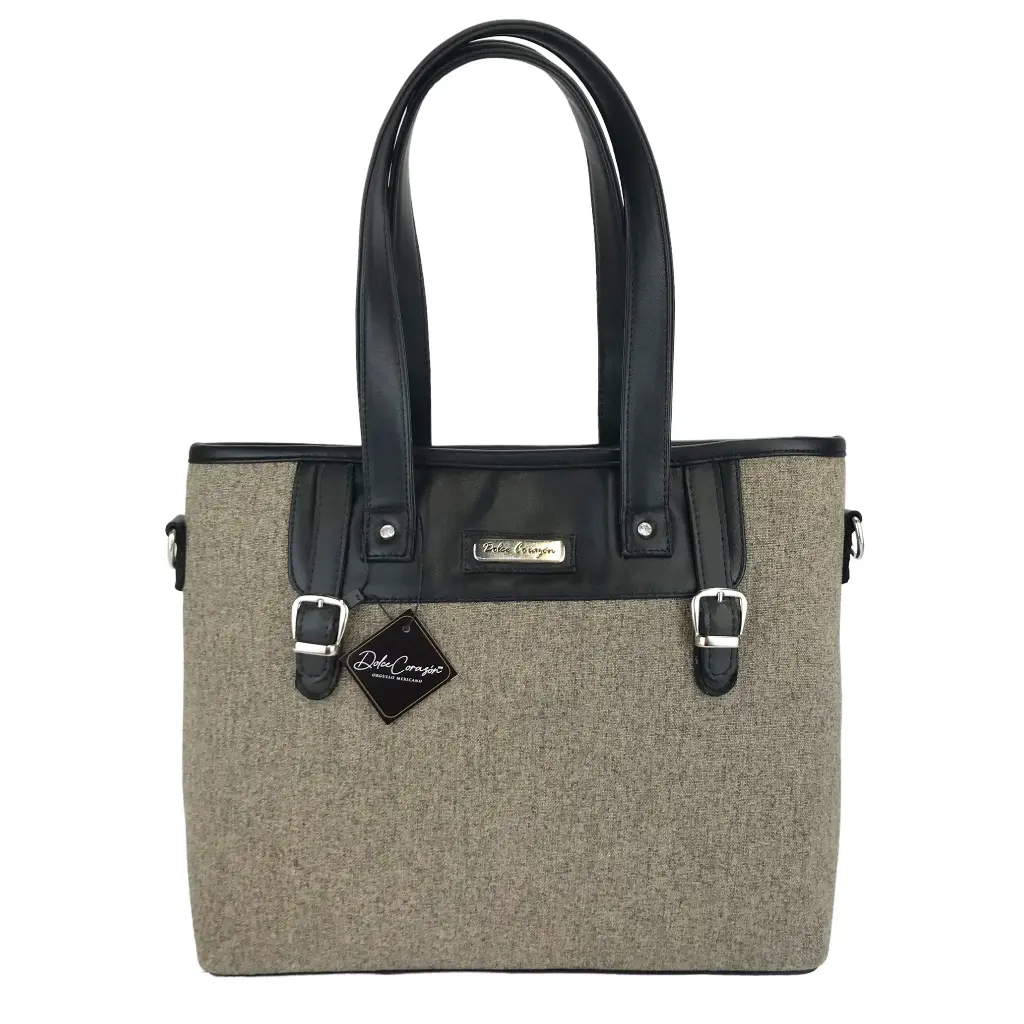 LUCY TEXTIL CAPUCHINO HASPE/NEGRO