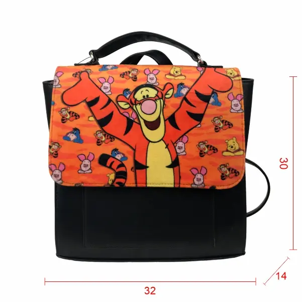 MOCHILA ANAHI TERCIOPELO/SINTETICO TIGGER