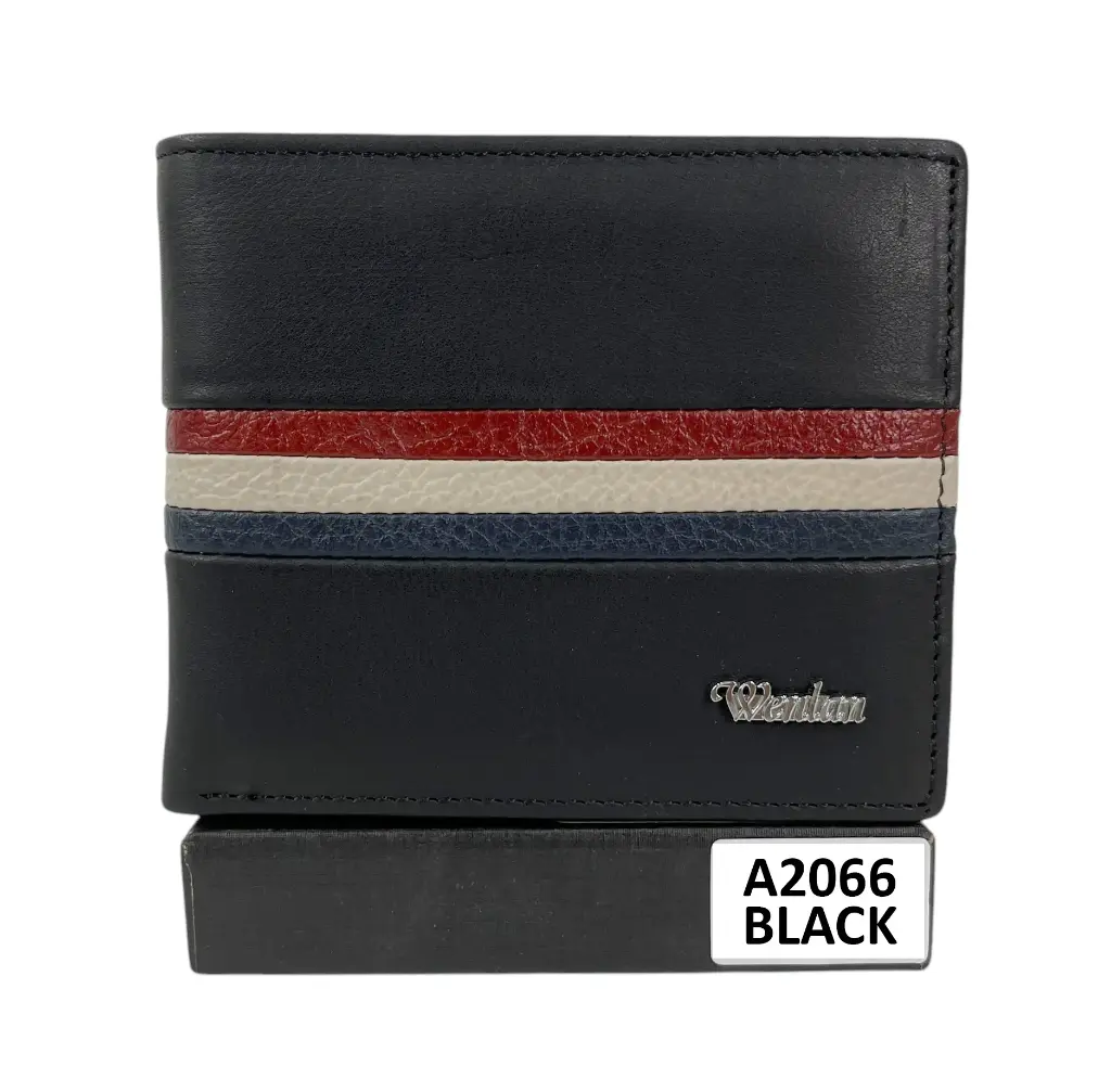 CARTERA PIEL CABALLERO A2066 BLACK