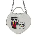 IMPORTACION BOLSO CORAZON KARL 0021