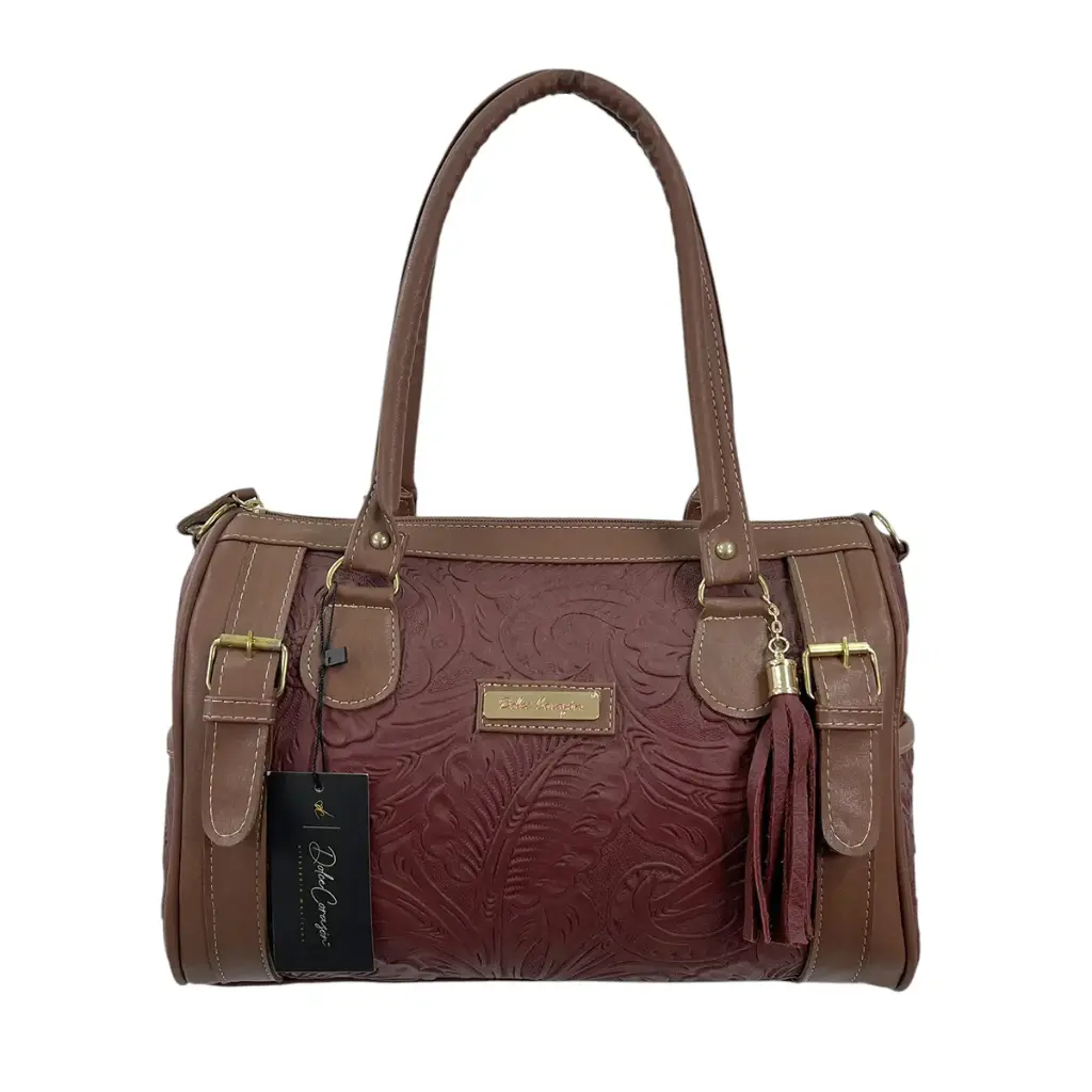 [B16SOPIFLVIN] SONIA PIEL  (FLORES VINO)