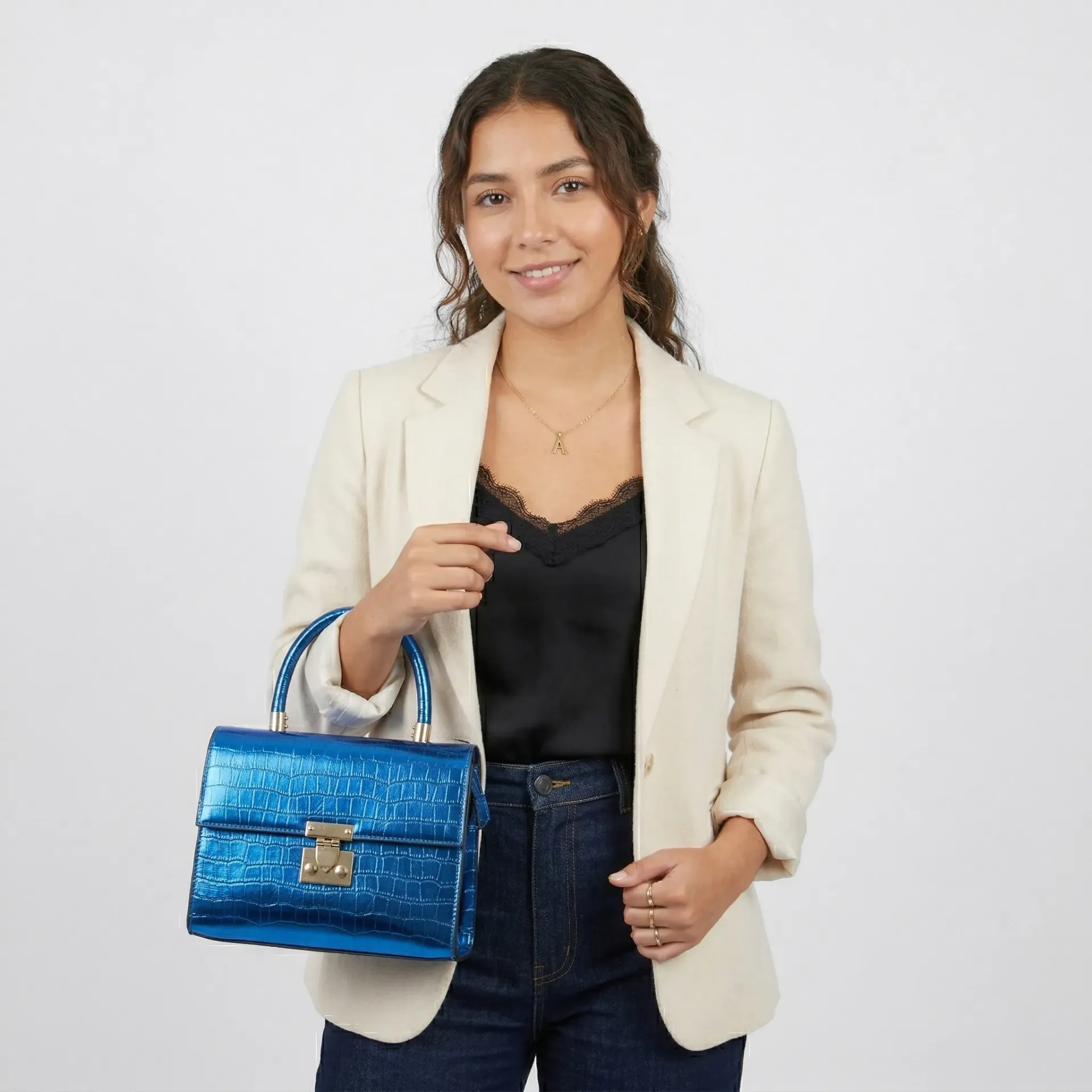IMPORTACION OD2316 BOLSA CHAROL COCODRILO