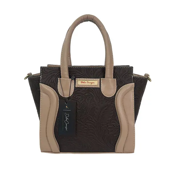 [B02FEMIPFCOLA] FENDY MINI PIEL  (CAFE OBSCURO/LATTE)