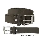 [CI13CAPGCAF1334] CINTURON PIEL GAMUZA MOD13 (CAFE, 34)