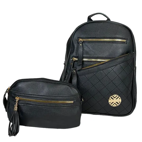 IMPORTACION MOCHILA SINTETICO G51045 NEGRO
