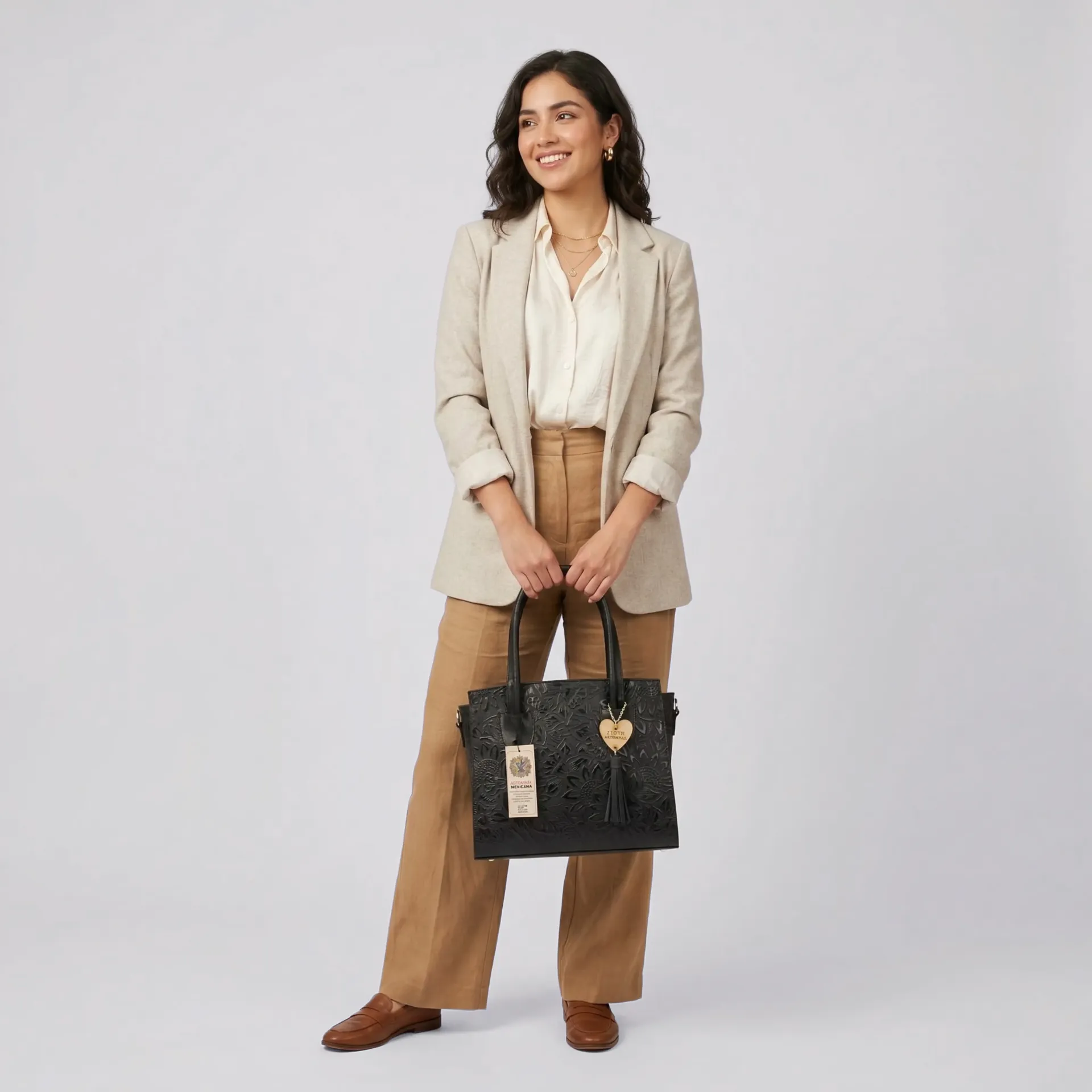 [B06NANPGMNE] NANCY PIEL (GIRASOL MUÑEQUEADO NEGRO)