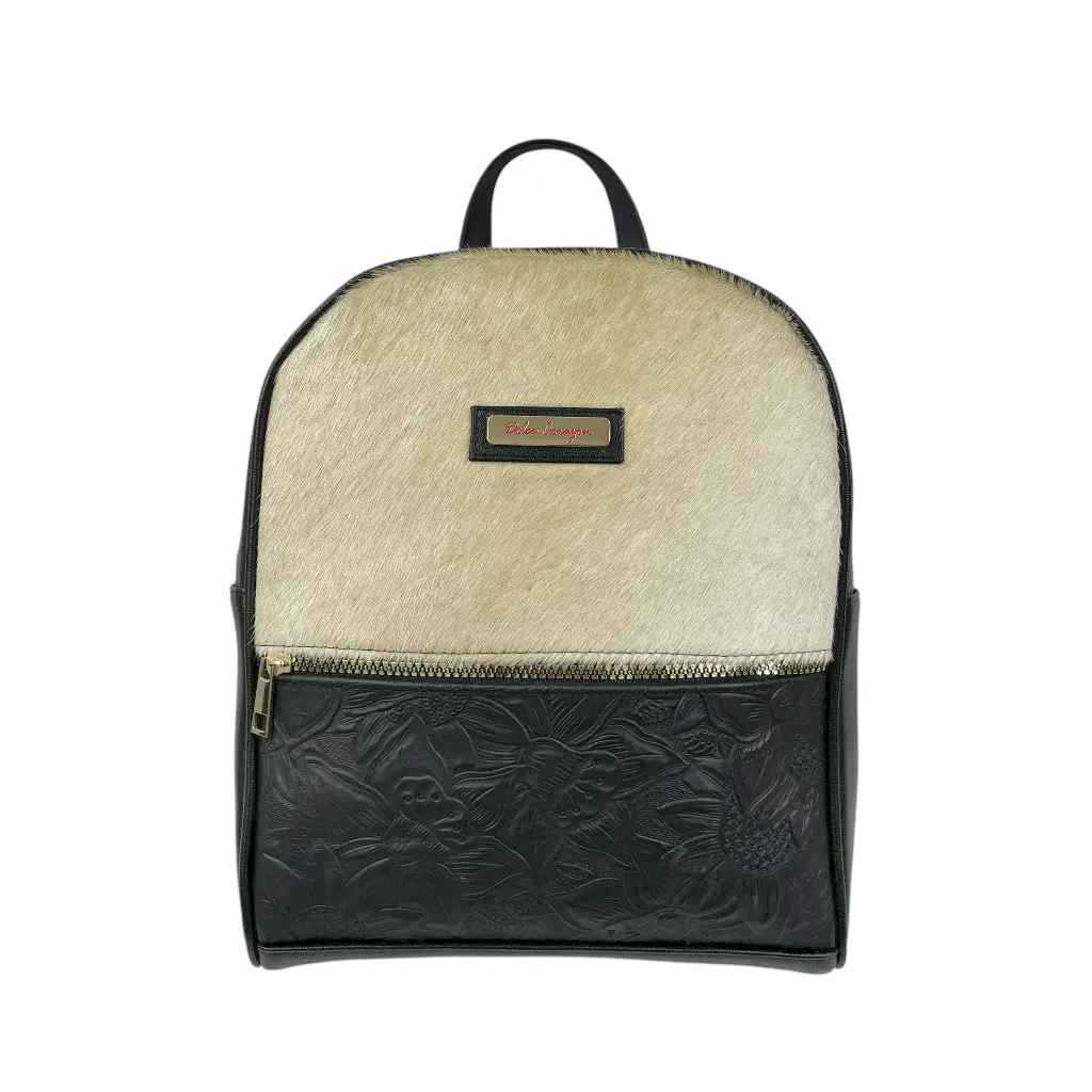 MOCHILA MEDIANA PIEL 