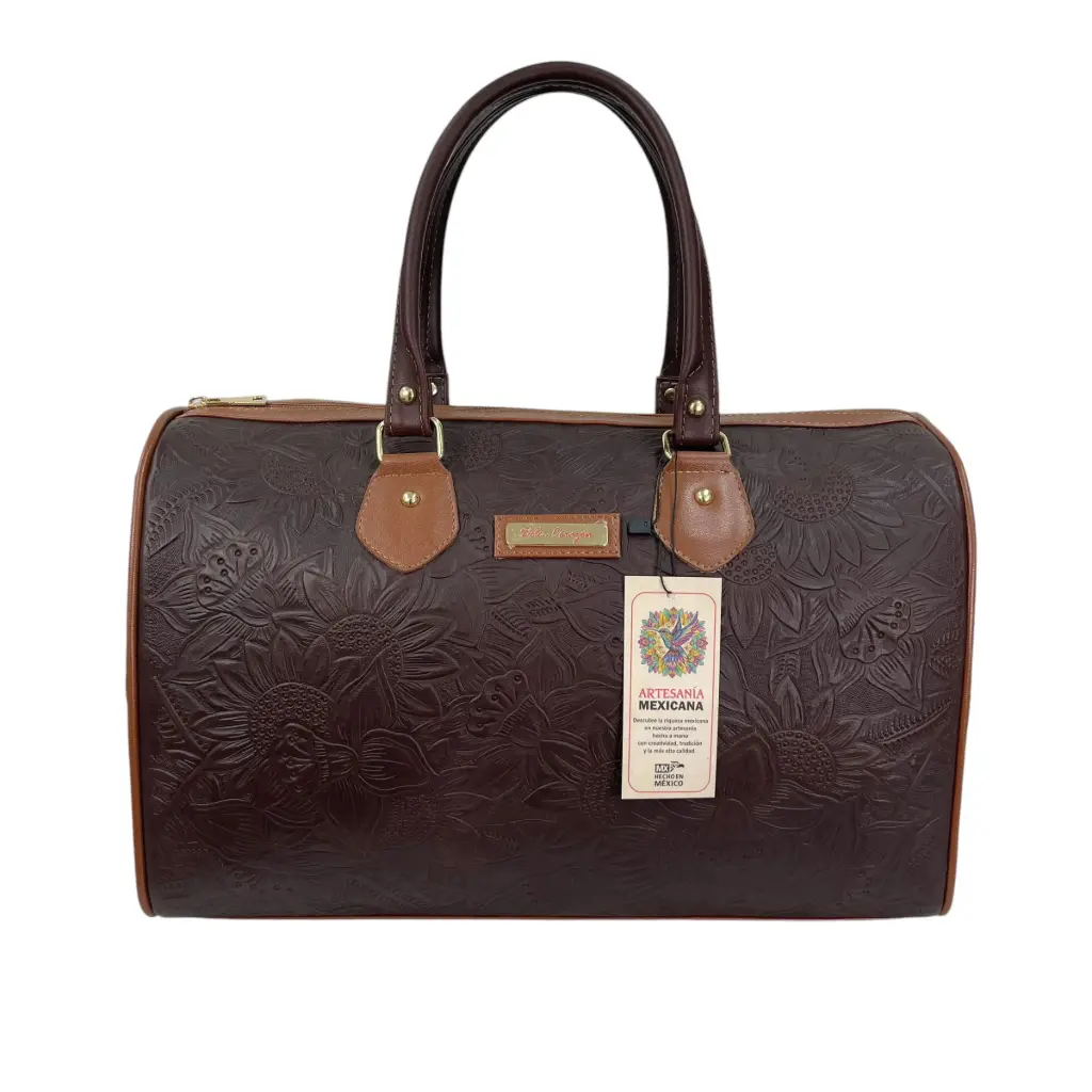 [B02MAYPGCAS] MALETA PIEL (GIRASOL CAFE/SHEDRON)