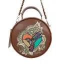 [B02LUMIPGCPRS] LUNA MINI PIEL (GIRASOL COLIBRI  ROSA/SHEDRON)