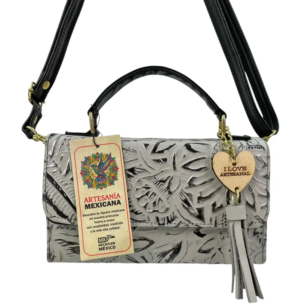 [B6DE1GMGP] DELIA #1 PIEL  (GIRASOL MUÑEQUEADO GRIS/PLATA)