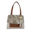 [B06LUGPBSH] LUCIANA PIEL PELO  (GIRASOL PELO BEIGE/SHEDRON)