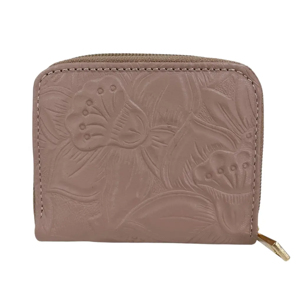 [B04MNIGMPR] MONEDERO NINNA PIEL (GIRASOL PALO DE ROSA)