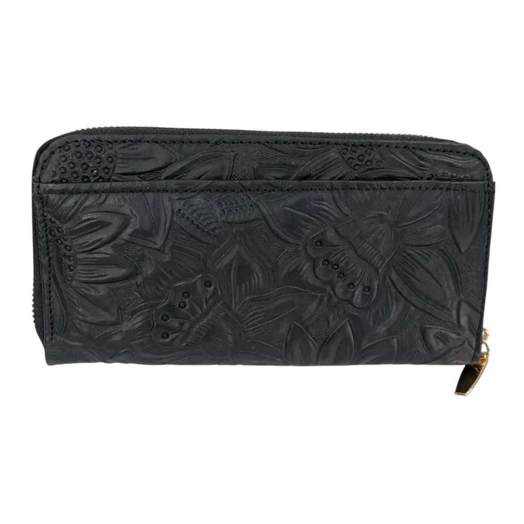 [C22GEPGNEG] CARTERA GEMA PIEL (NEGRO)