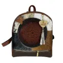 MOCHILA MEDIANA VAQUETA