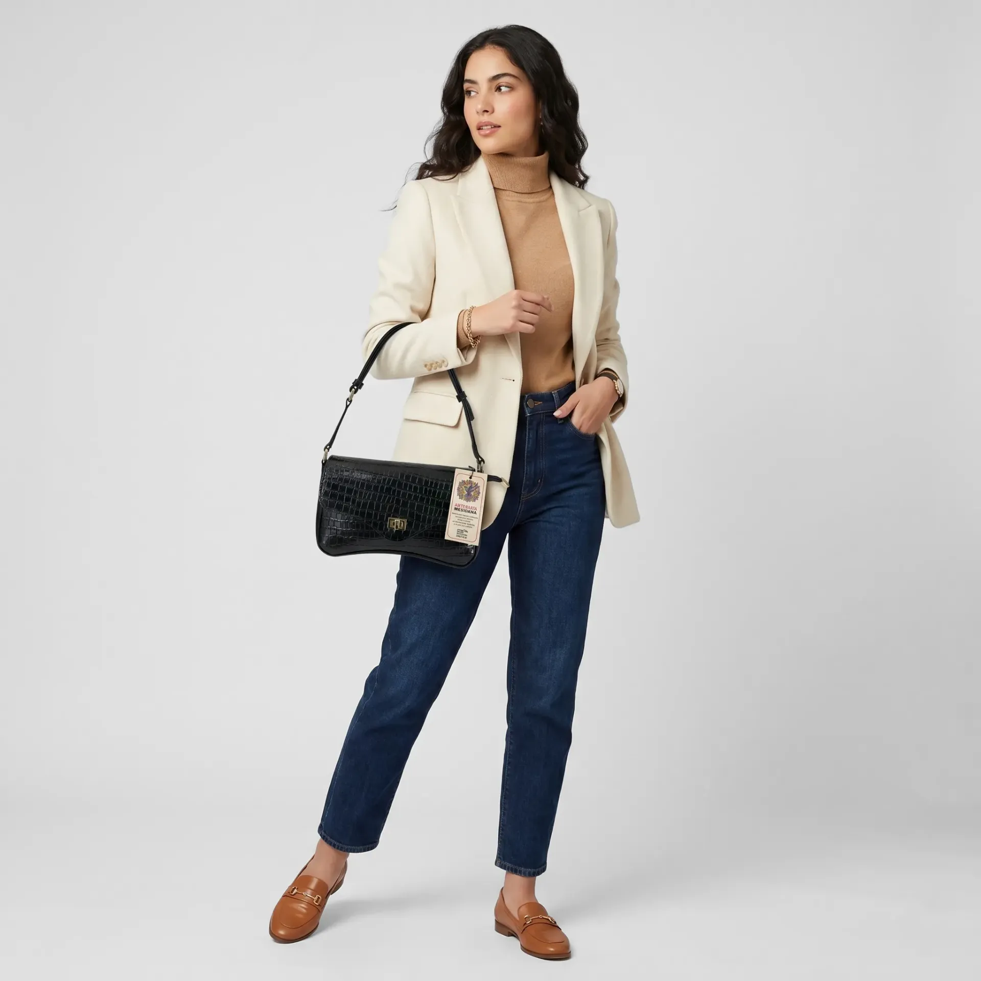 [B2LESEXCNE] LESLY PIEL  (EXCLUSIVO COCODRILO NEGRO)