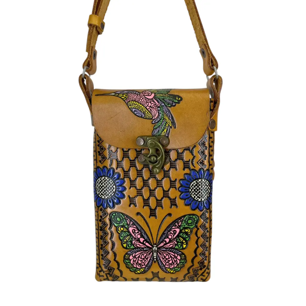 [P1VCMARSH] PORTACEL PIEL VAQUETA (.)