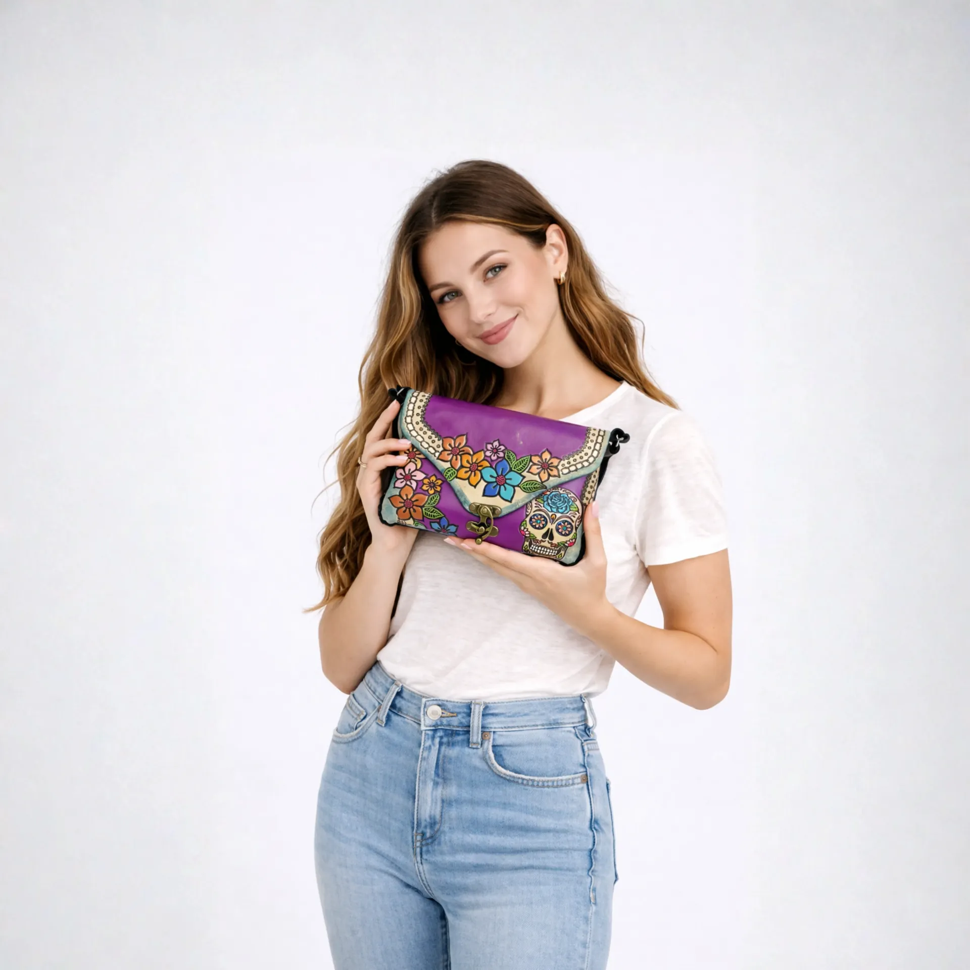 [B1MIVCCLF] MICAELA VAQUETA CINCELADA (CALAVERA FIUSHA)