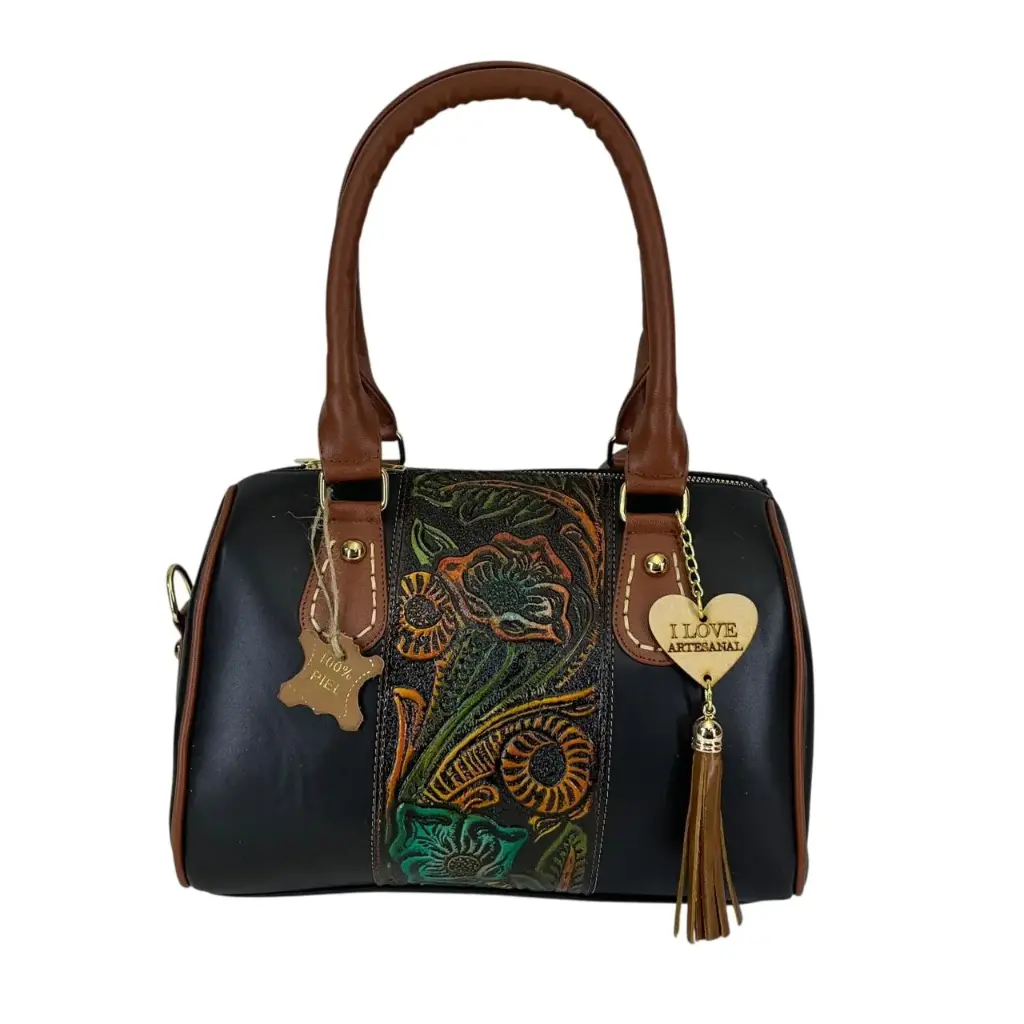 [B4LOLVFRNS] VANIA PIEL VAQUETA FLORES MUÑEQ SHEDRON 