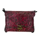 [B1MIVCFRN] VERACRUZ VAQUETA CINCELADA (FLORES ROJO NEGRO)