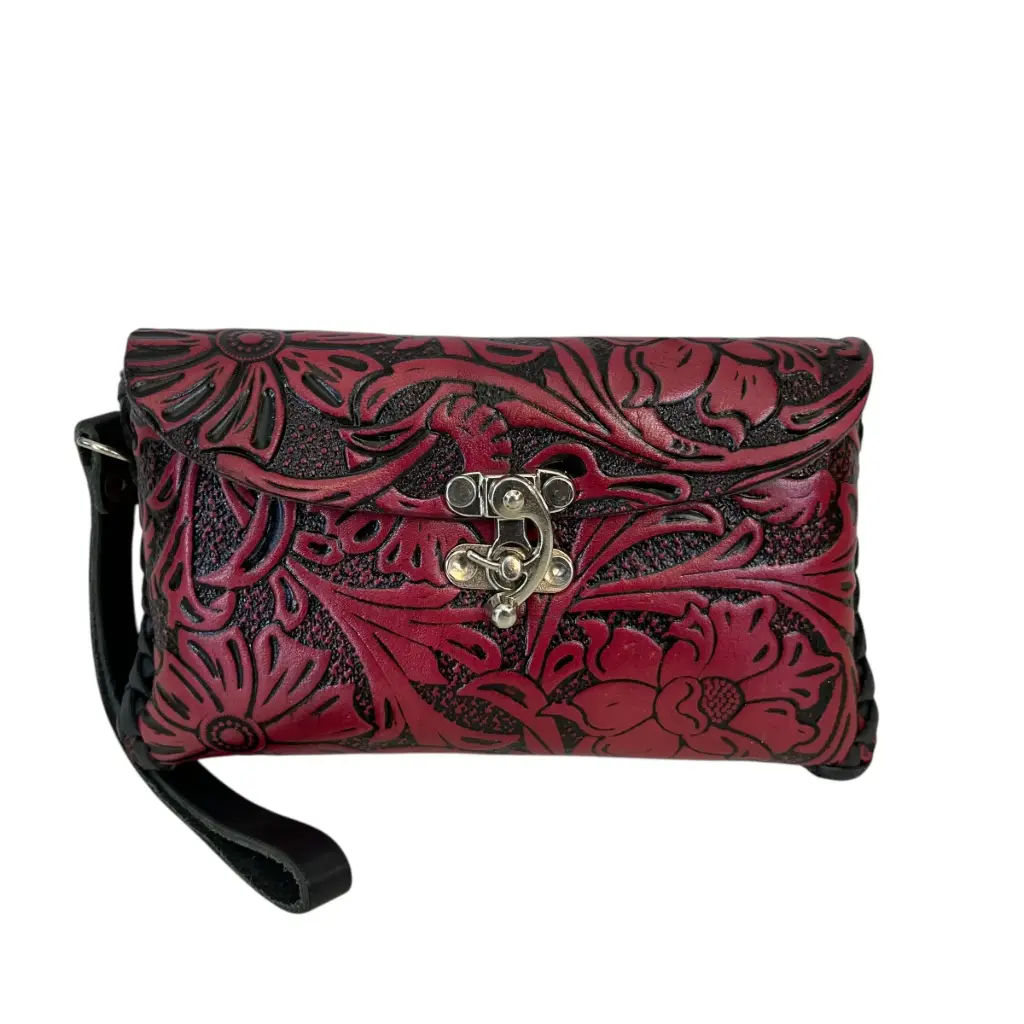 MUÑEQUERA VAQUETA CINCELADA 