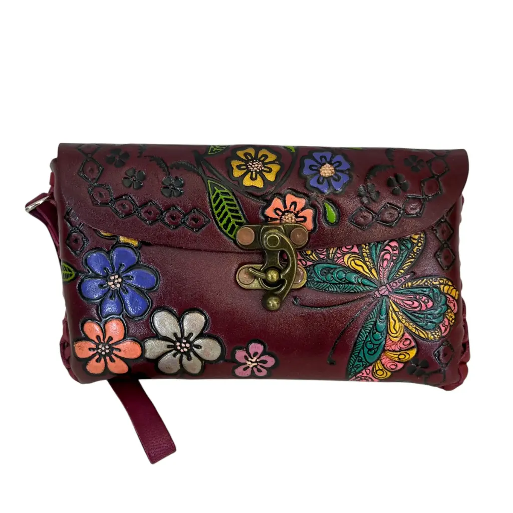 MUÑEQUERA VAQUETA CINCELADA 