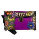 [M1VCFLFI] MUÑEQUERA VAQUETA CINCELADA  (FLORES FIUSHA)