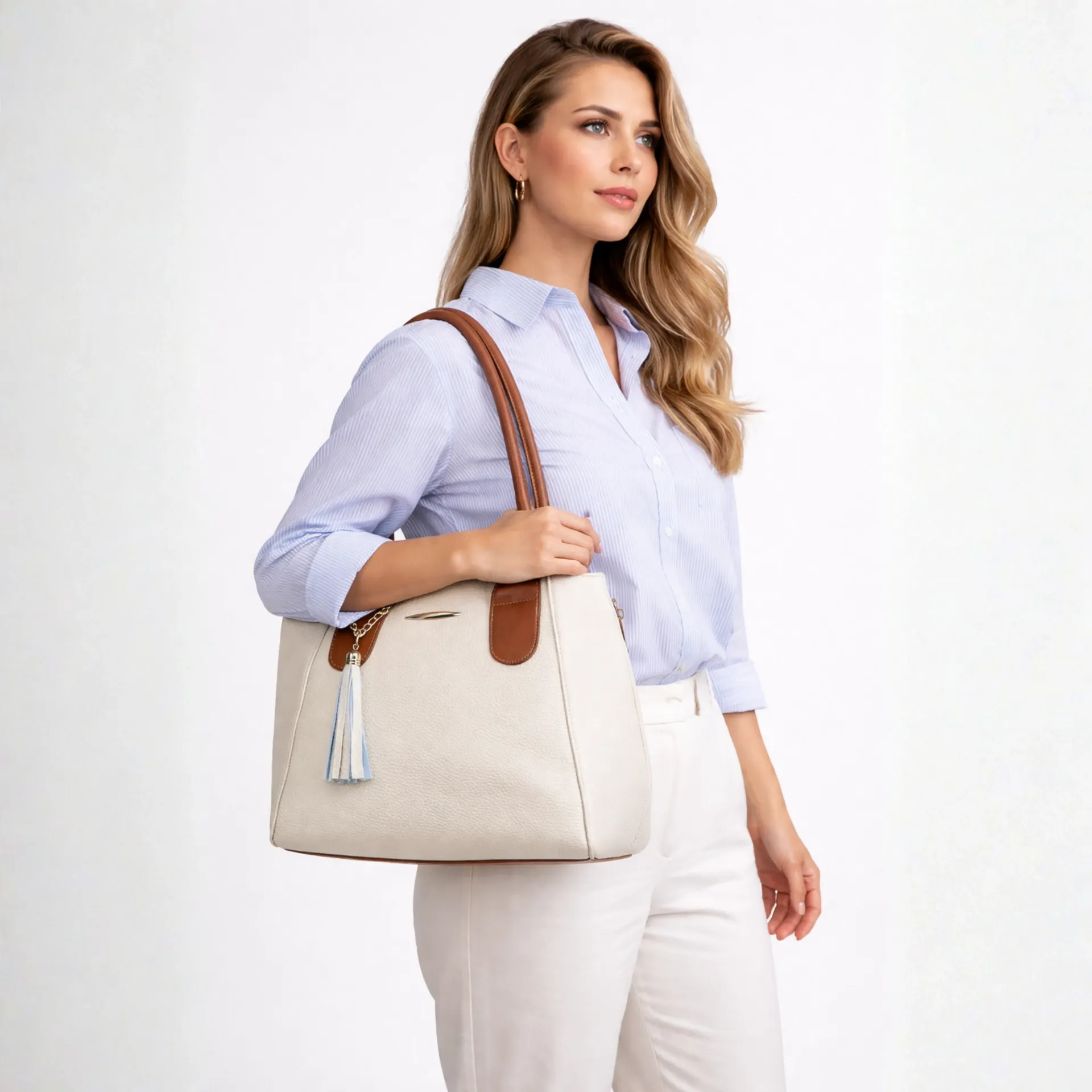 [B16GAPLBESH] GABRIELA PIEL (LISO BEIGE/SHEDRON)