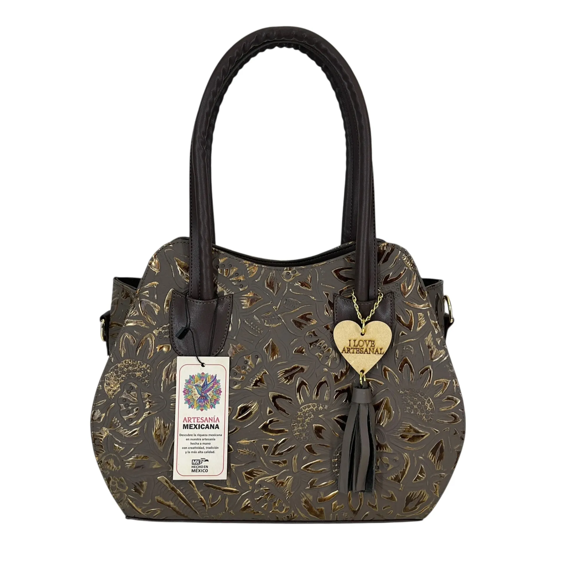 [B6PAGMCFO] PAOLA PIEL  (GIRASOL MUNEQ CAFE/ORO)