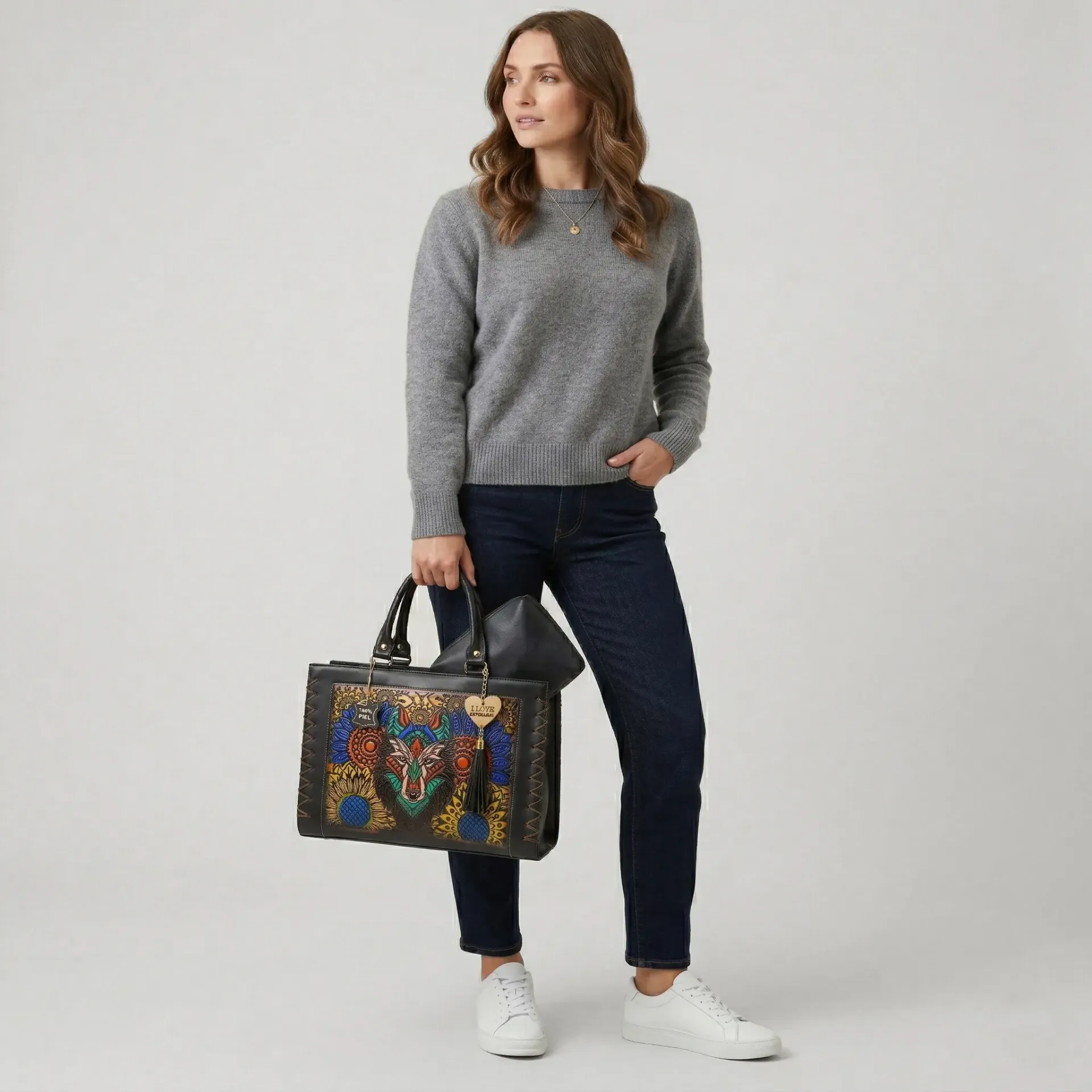 [B5GCHLOGN] GENESIS CHICA VAQUETA