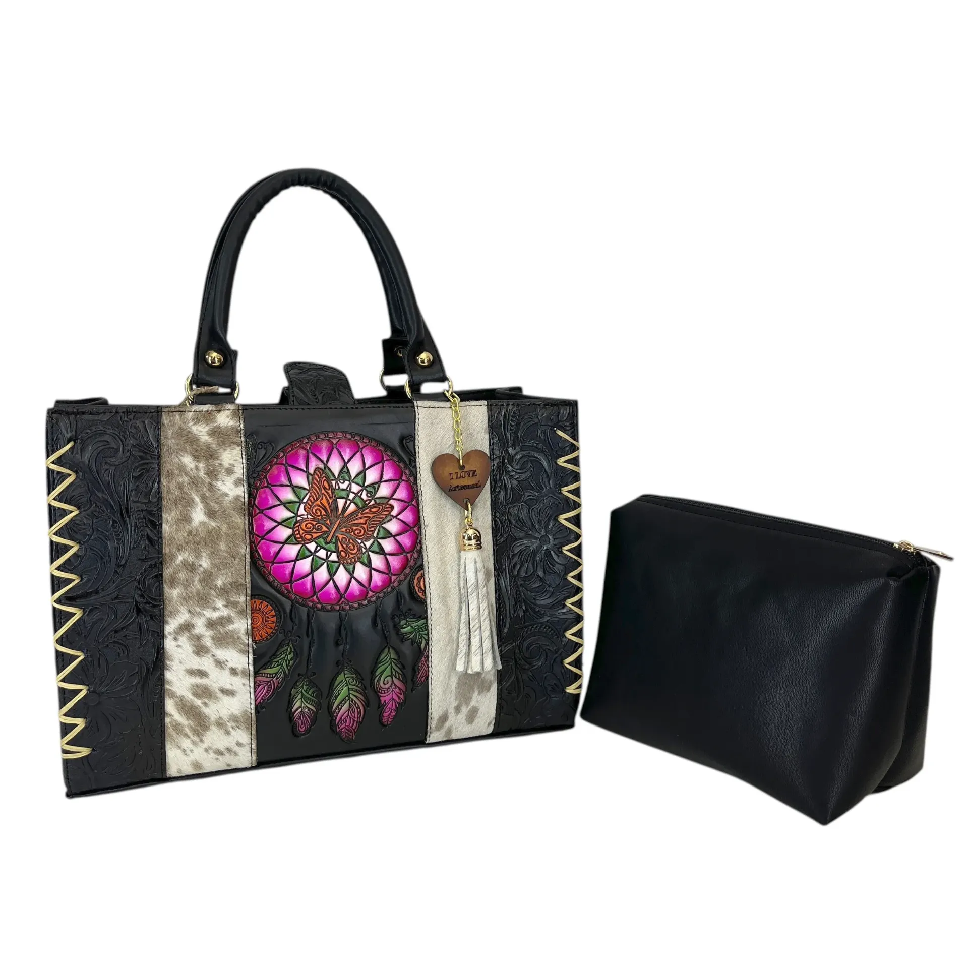 [B5GCHPMAN] GENESIS CHICA VAQUETA (PELO MARIPOSA NEGRO)