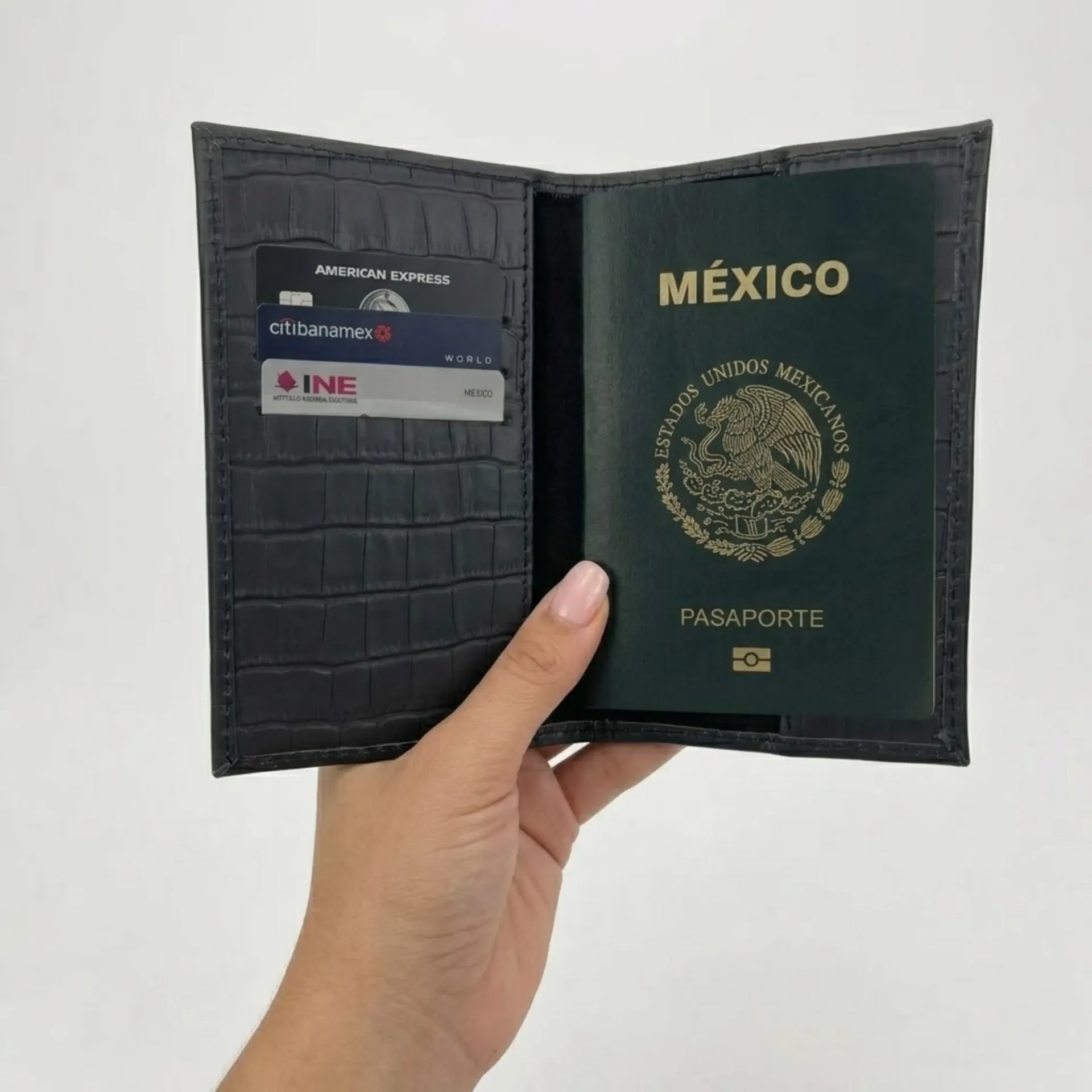 PORTA PASAPORTE PIEL