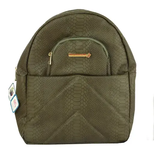 [M01MOSIVIVE] MOCHILA SINTETICO VIBORA VERDE