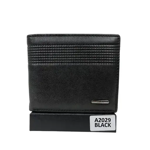 [C05PIA2029BLA] CARTERA PIEL CABALLERO A2029 BLACK