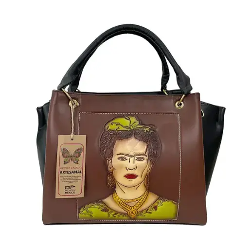 [B05VAFRISHNE] BOLSA VAQUETA FRIDA SHEDRON/NEGRO