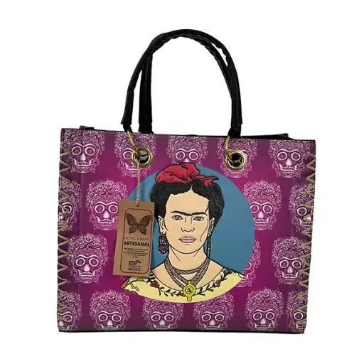 [B05VAGEFRMONE] GENESIS VAQUETA FRIDA MORADO/NEGRO