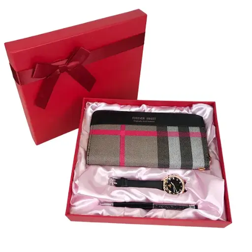 SET REGALO BILLETERA/RELOJ/PLUMA DAMA