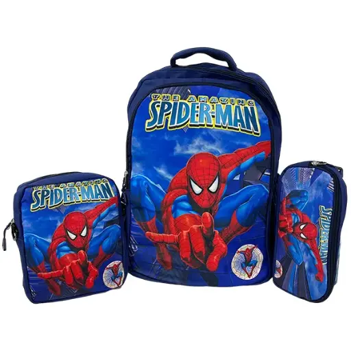 [B01B89AZUSPI] IMPORTACION MOCHILA 3 COMBO B89 AZUL SPIDER MAN