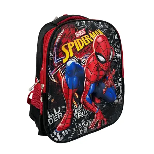 [M01KI1203NESP] IMPORTACION MOCHILA KINDER 1203 NEGRO ARAÑA